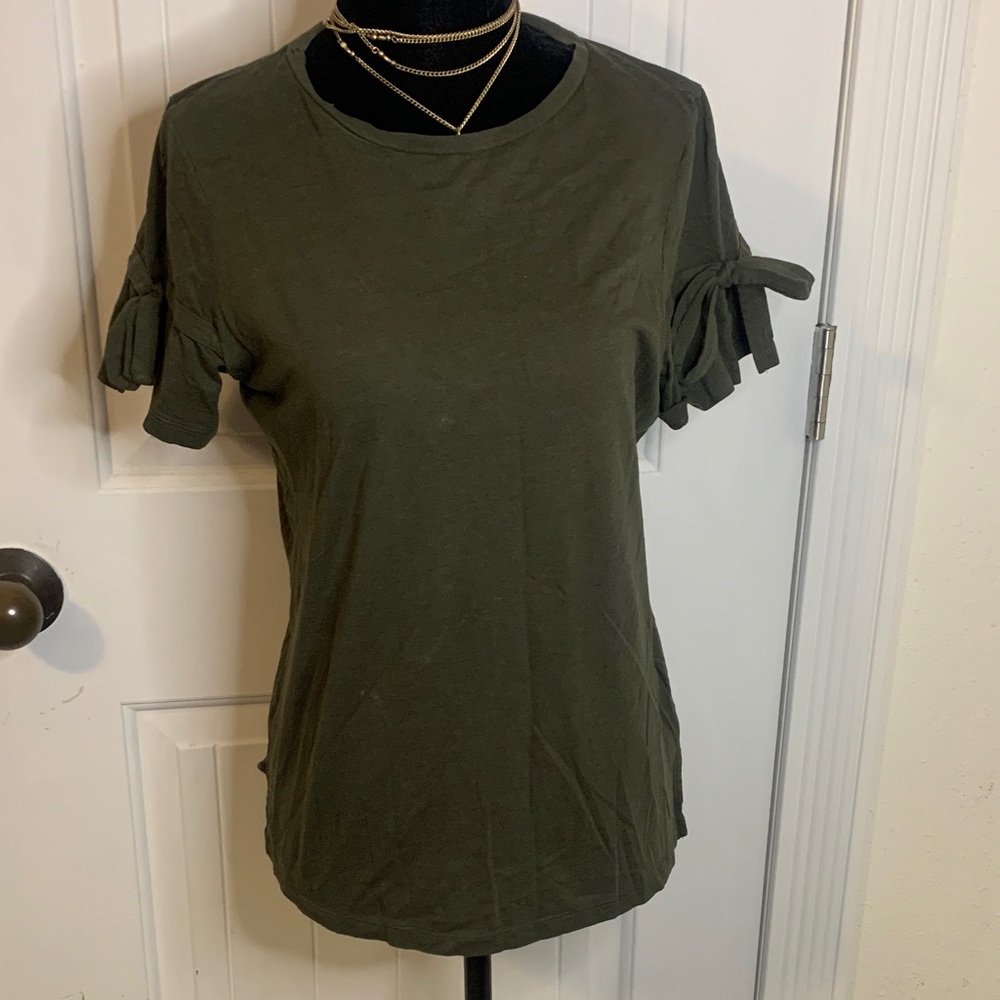 Michael Kors Top with Tie Sleeves small